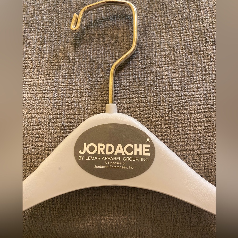 Vintage 1980's Jordache Store Hanger By Lemar Apparel Group Label